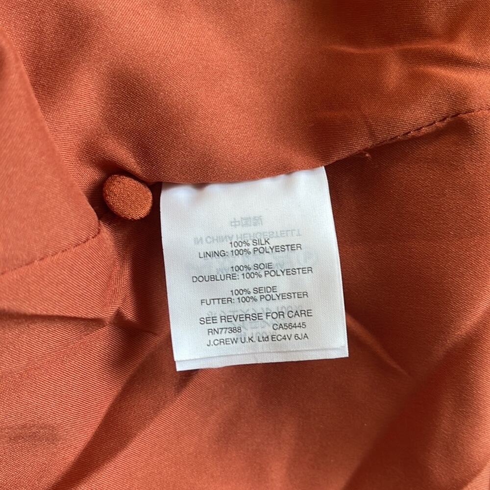 Madewell Rust Ruffle Dress - Picture 9 of 9